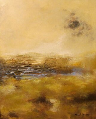 "Woven Dreams (diptych)" - Abstract Paintings by Michael Athridge