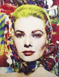 "Blond Grace" - Pop Art Print Collection by James Gill