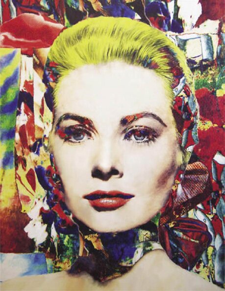 "Blond Grace" - Pop Art Print Collection by James Gill