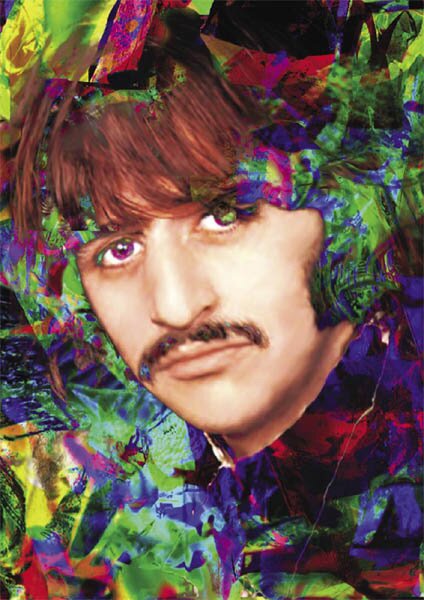 "Ringo - 1968" - Beatles Art Print Collection by James Gill