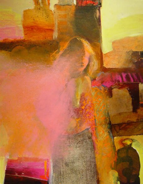 "Figure Energy NM #807" - Abstract Figurative Art by Mark Gould