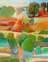 "My Neighbor's House #817" - Landscape Art by Mark Gould