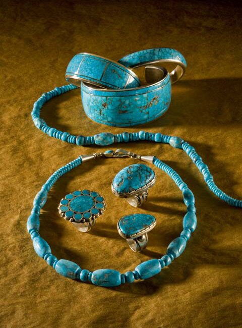 Turquoise Jewelry Set by Michael Grant