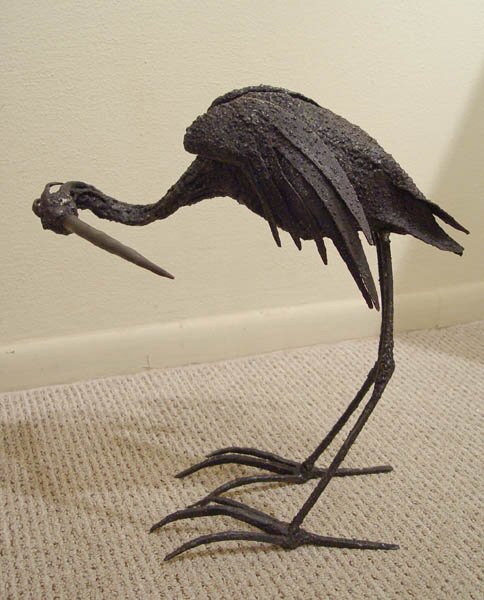 "Rosco" - Steel Bird Sculptures by Nina Scott-Hansen