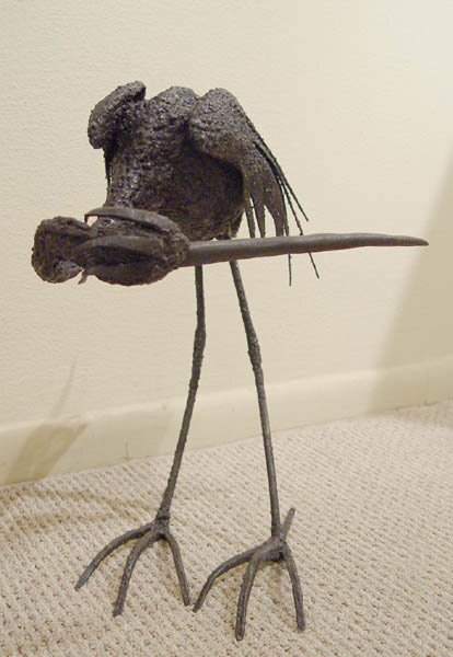 "Rosco" - Steel Bird Sculptures by Nina Scott-Hansen