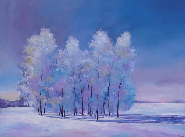 "Icy Dawn" - Landscape Artistry by Johnathan Harris