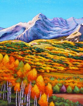 "Rocky Mountain High" - Southwestern Landscape Art by Johnathan Harris