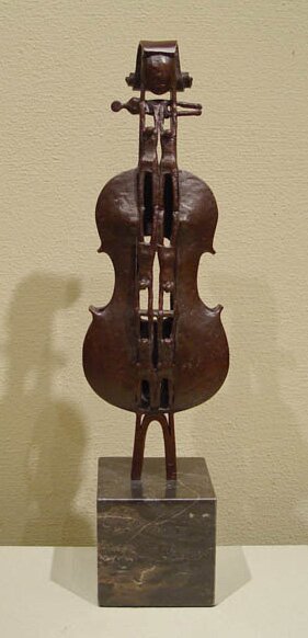 "Highstrung" - Bronze Sculpture by Howard Hitchcock