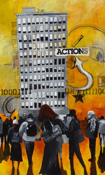 "Actions" - A View of City Life by Jonathan Howard