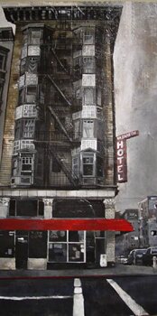 "Nazareth Hotel" - Urban Paintings by Jonathan Howard