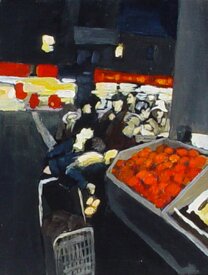 "Open Market at Night" - Urban Art by Jonathan Howard