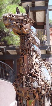 "Midnight with Silvery Moons" - Horse Sculpture by Dixie Jewett
