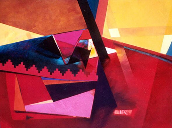 "Canyon Landscape" - Painting by David Johns