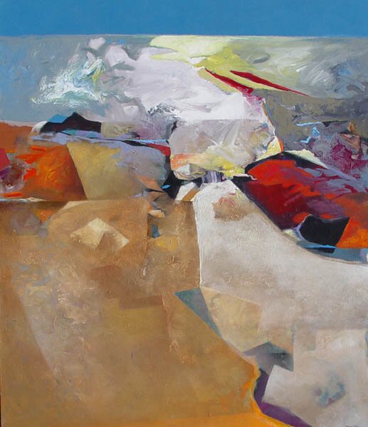 "Manifestation-Landscape" - Acrylic Painting by David Johns