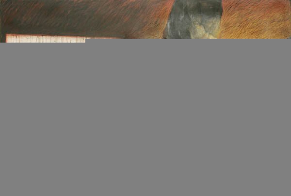 "Post" - Horse Painting by Kathleen Kinkopf