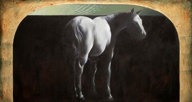 "Silent Contemplation" - Horse Picture by Kathleen Kinkopf
