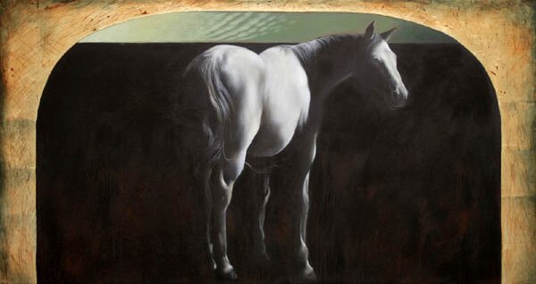 "Silent Contemplation" - Horse Picture by Kathleen Kinkopf