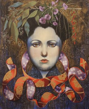 "Wabi Sabi" - Painting by Kathleen Kinkopf