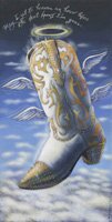 "When I Get to Heaven" - Acrylic Painting by Kathleen Kinkopf