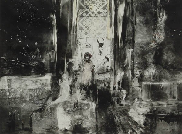 "Remembering Venice" - Monotype by Randall LaGro