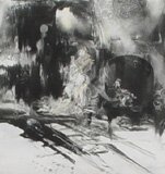 "The Queen" - Monotype by Randall LaGro