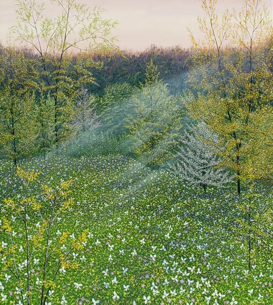 "Spring Evening" - Landscape Oil Painting by Gerald C Moore