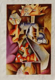 "Kaleidoscope" - Trial Proof Lithograph by Alexandra Nechita