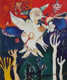 "Release the Peace" - Serigraph by Alexandra Nechita