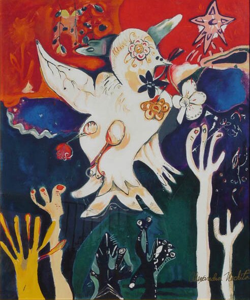 "Release the Peace" - Serigraph by Alexandra Nechita