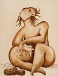 "Summer Tomatoes - #2/10" - Lithograph by Alexandra Nechita