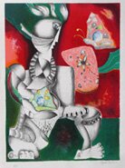 "Victorious Spirit" - Lithograph by Alexandra Nechita