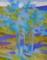 "Blue Evening" - Landscape Artwork from Marshall Noice
