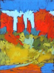 "Off Verde Valley" - Plein Air Painting by Marshall Noice