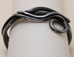 Vines and Tendrils Cuff Bracelet - Handmade Jewelry by Valerie Ostenak