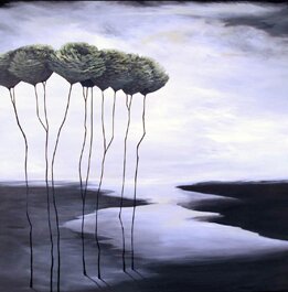 "Untitled 598" - Tree Paintings by Anna Pales
