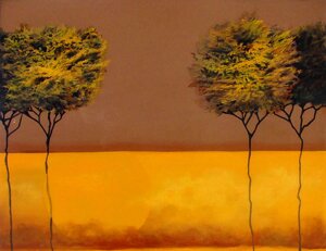 "Untitled #902" - Landscape Painting by Anna Pales