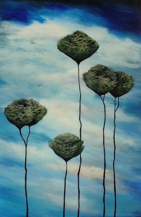 "Untitled #907" - Unique Tree Art by Anna Pales