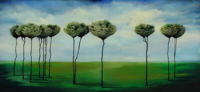 "Untitled #909" - Tree Landscapes by Anna Pales