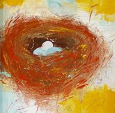 "Bird Nest in the Light" - Paintings by Cynthia Reid
