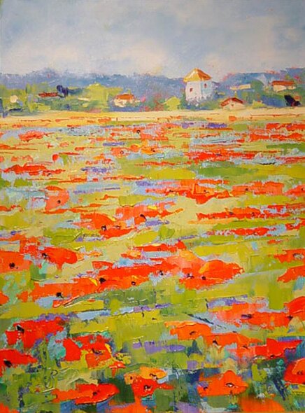 "Provence Color" - Oil Painting by Cynthia Reid
