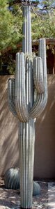 "11 ft Saguaro, Multi Arms" - Metal & Steel Sculpture by Eric Richard Cactus