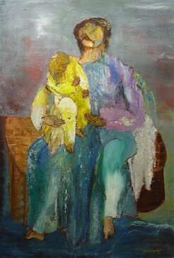"Tender Moments" - Contemporary Paintings by Alfred Rogoway