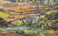 "Emerald Pond" - Paintings by Hans Schiebold