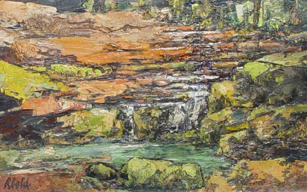 "Emerald Pond" - Paintings by Hans Schiebold