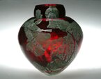 "Gold Ruby Emperor Bowl" - Unique Glass by Randi Solin