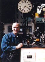 Roger Wood - He personally designs these unique timepieces and fabricated each clock one at a time. Their whimsical nature reflects Wood's belief in the importance of play and child-like wonder in a world that is too often serious and too seemingly chaotic.