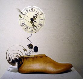 "Shoe Clock" - Unique Time Pieces by Roger Wood