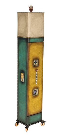 Elements Lamp/CD Cabinet - Furniture by Artist Avner Zabari
