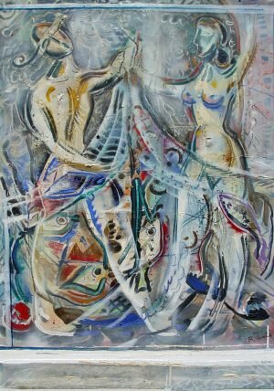 Bill-Rane-Fisherman-and-Woman-with-Net