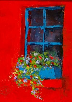 Cynthia-Reid-Red-Wall-Blue-Window